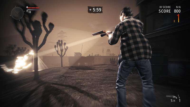 Illustration for article titled Alan Wake’s American Nightmare Takes a Trip to the Desert in These New Screens